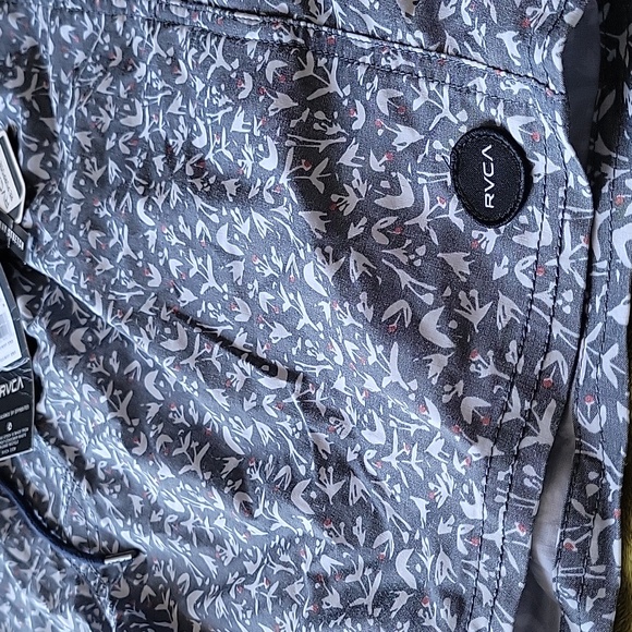 RVCA stretch swim trunk sz M - Picture 3 of 6